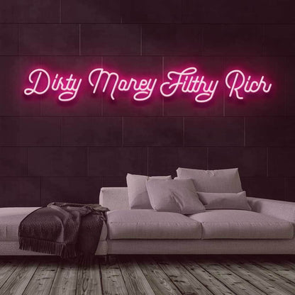 Dirty Money Led Neon Sign | Shineneon