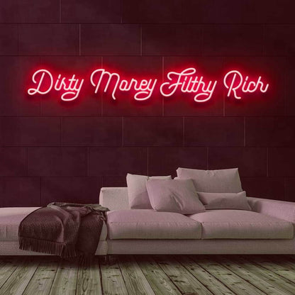 Dirty Money Led Neon Sign | Shineneon