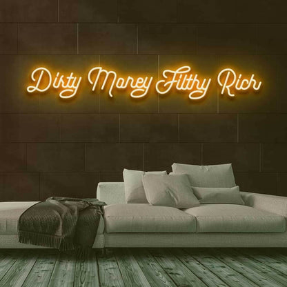 Dirty Money Led Neon Sign | Shineneon