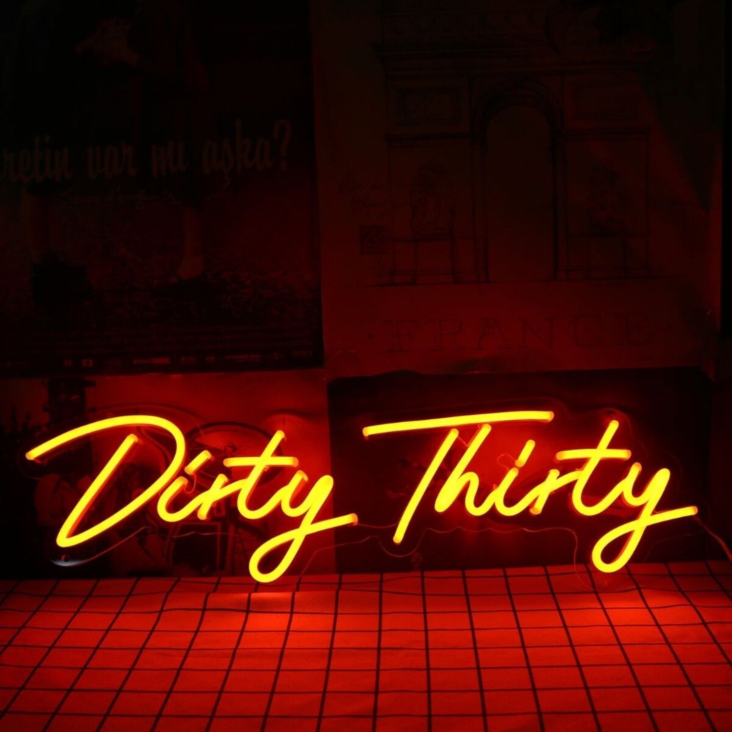 Dirty Thirty Led Neon Sign - Shineneon