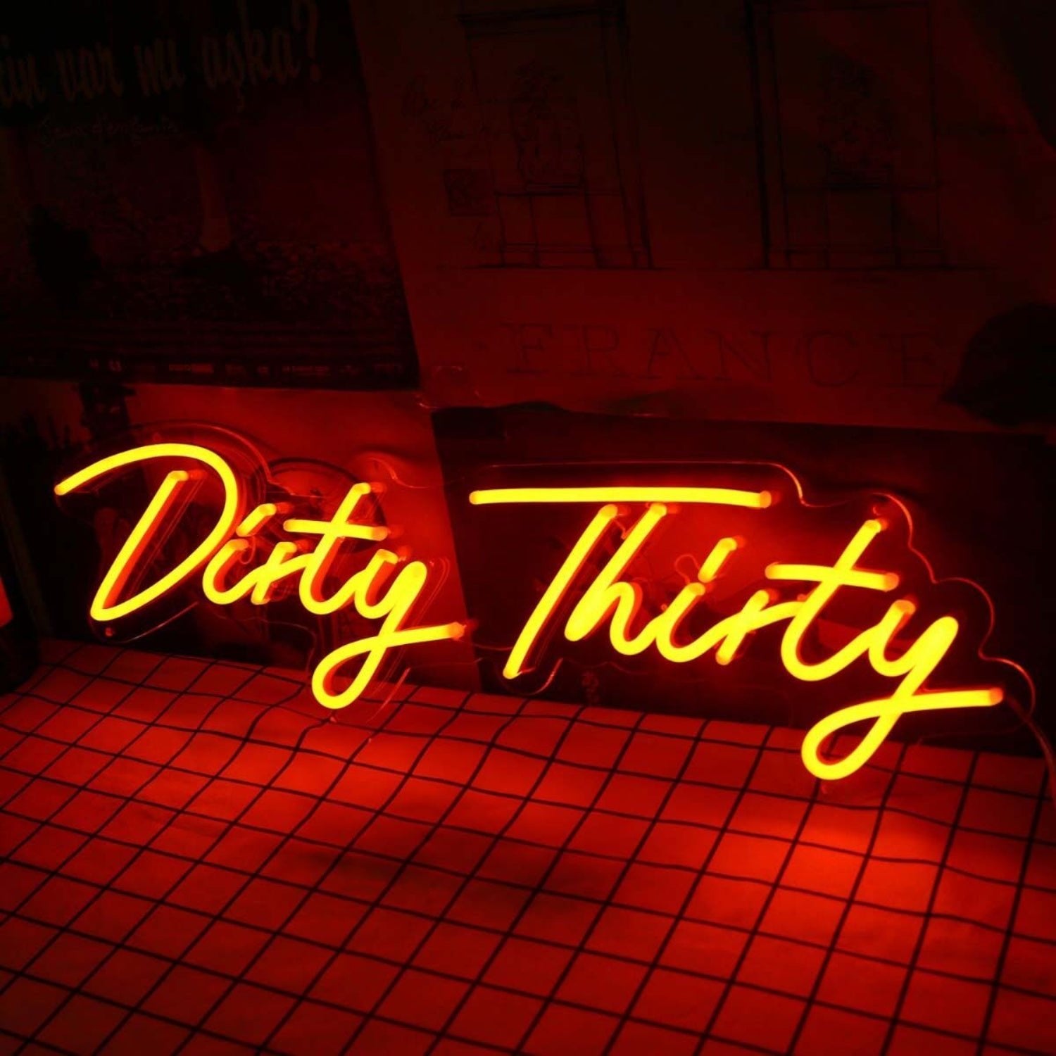 Dirty Thirty Led Neon Sign - Shineneon