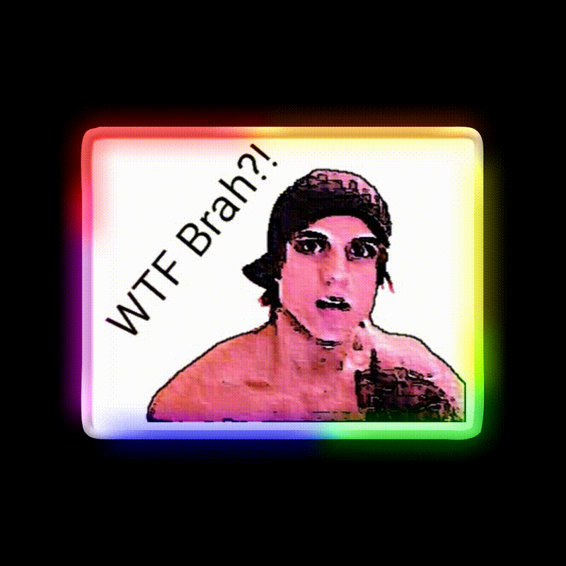 Disappointed Zyzz Gym Fitness Led Neon Sign Rgb Color