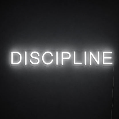 Discipline Neon Sign LED Neon Sign main product image
