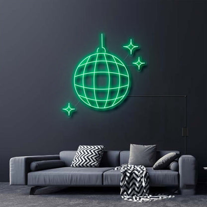 Disco Ball Neon Sign For Party And Social Spaces | Shineneon