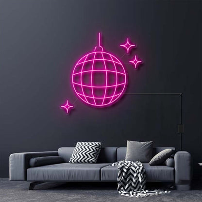 Disco Ball Neon Sign For Party And Social Spaces | Shineneon