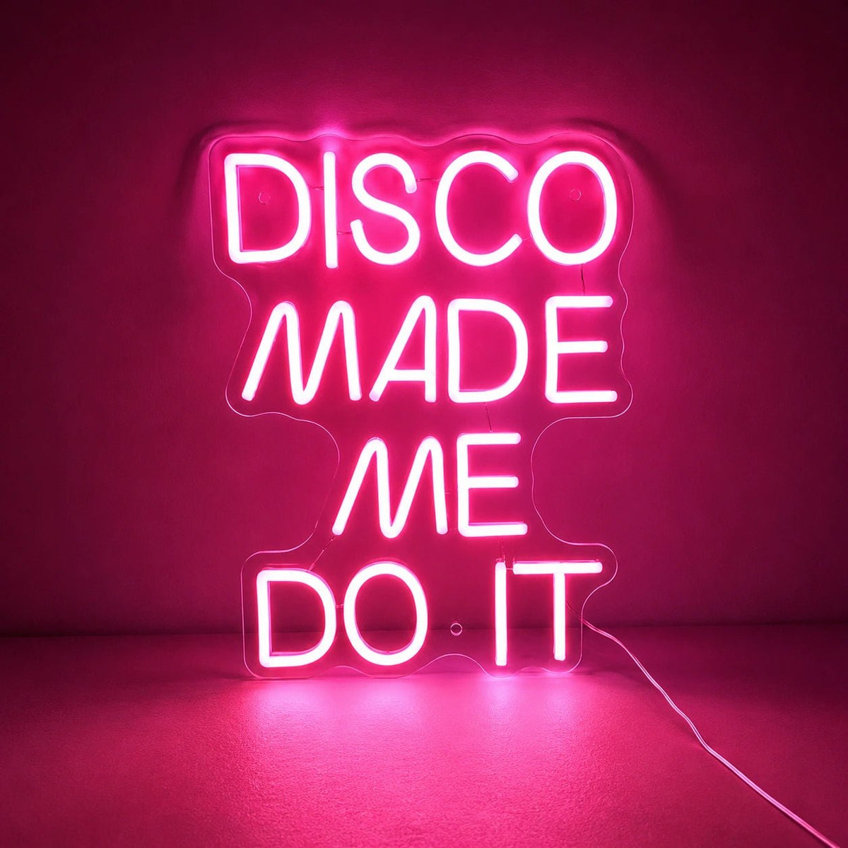 Disco Made Me Do It LED Neon Sign - Shineneon