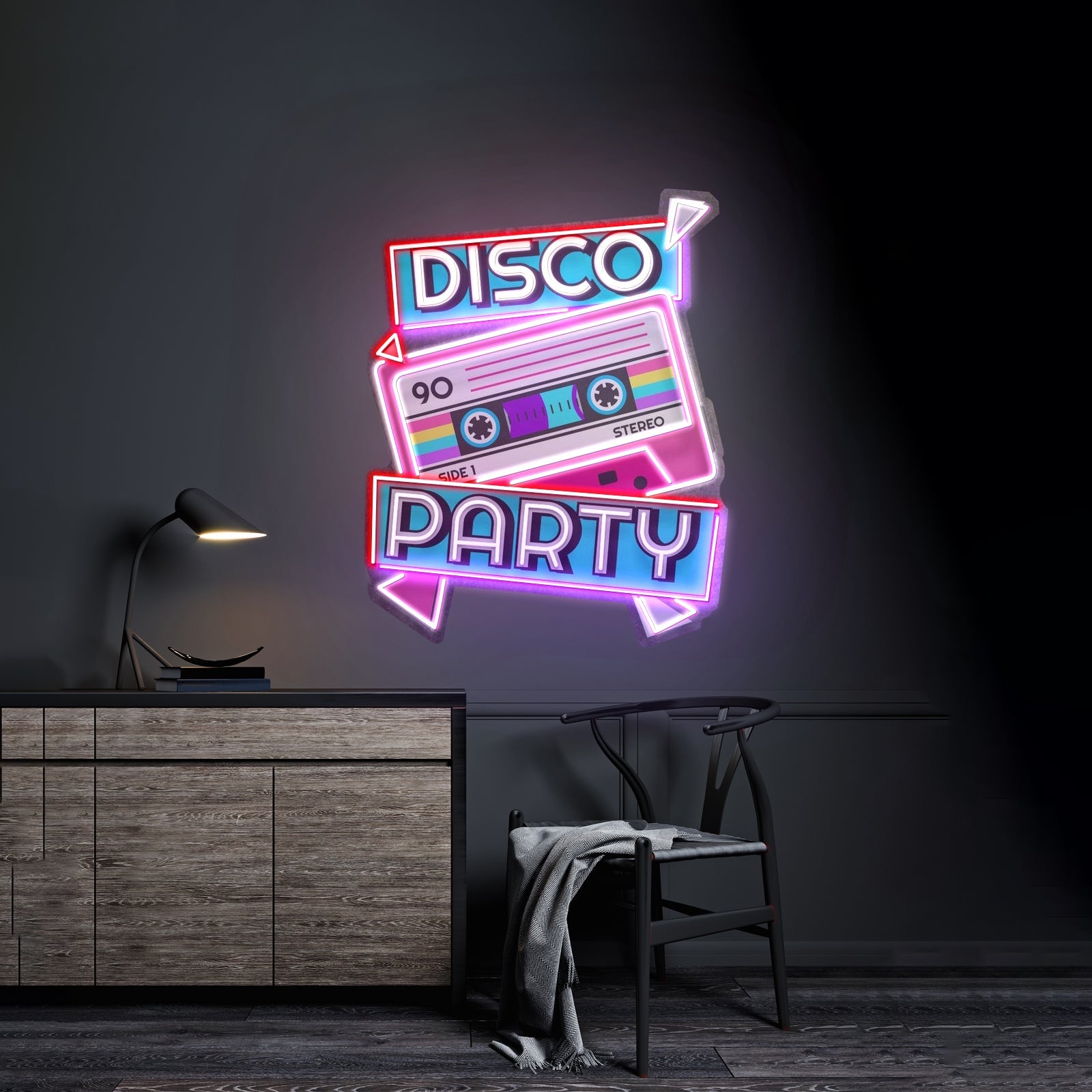Disco Party Custom Led Signs Artwork For Sale - Shineneon