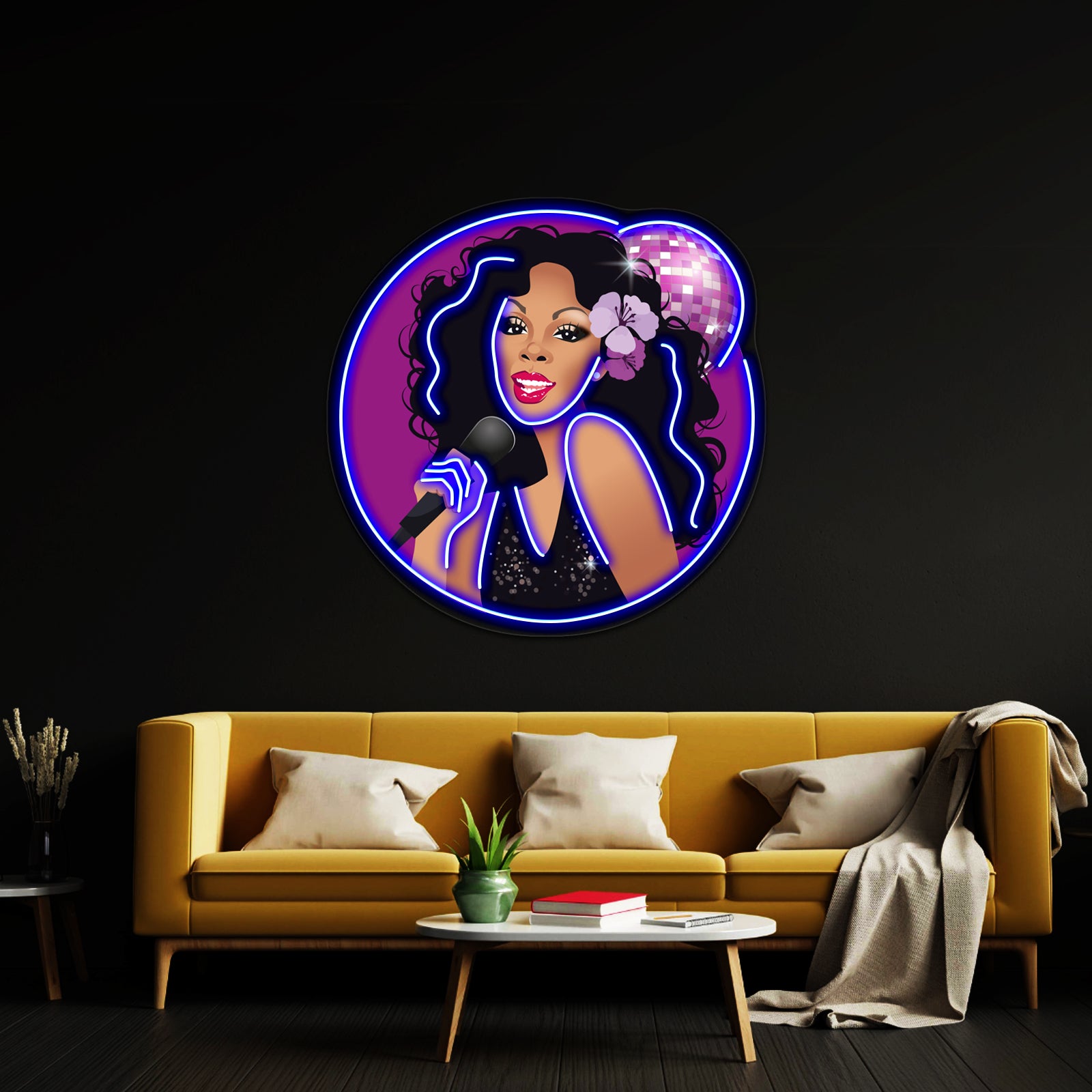 Disco Queen Artwork Affordable Custom Neon Signs - LED neon sign view 5