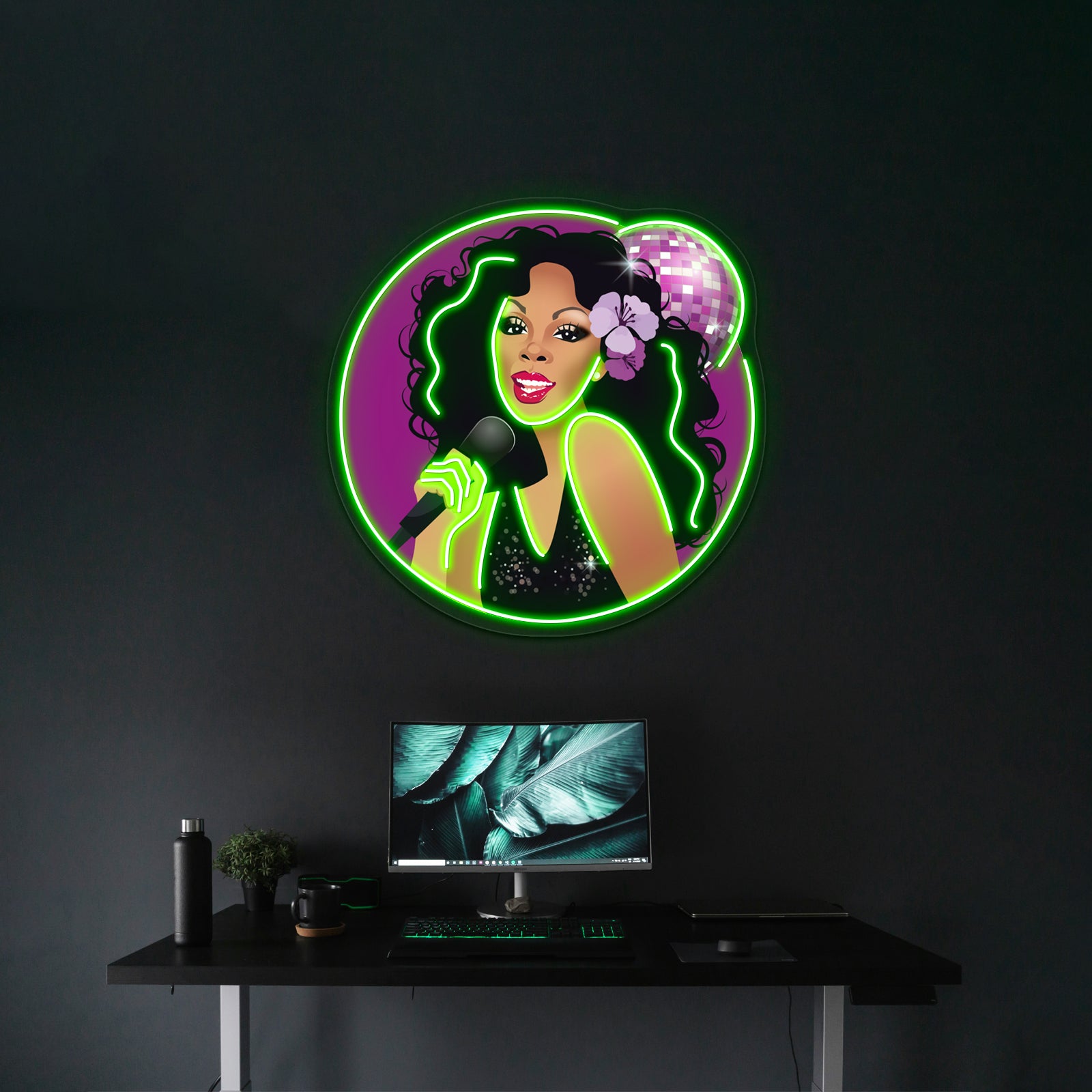 Disco Queen Artwork Affordable Custom Neon Signs - LED neon sign view 9