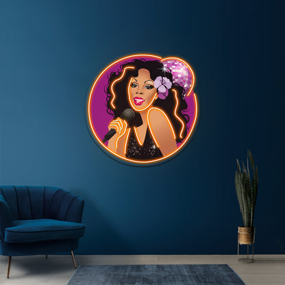 Disco Queen Artwork Affordable Custom Neon Signs - LED neon sign view 6