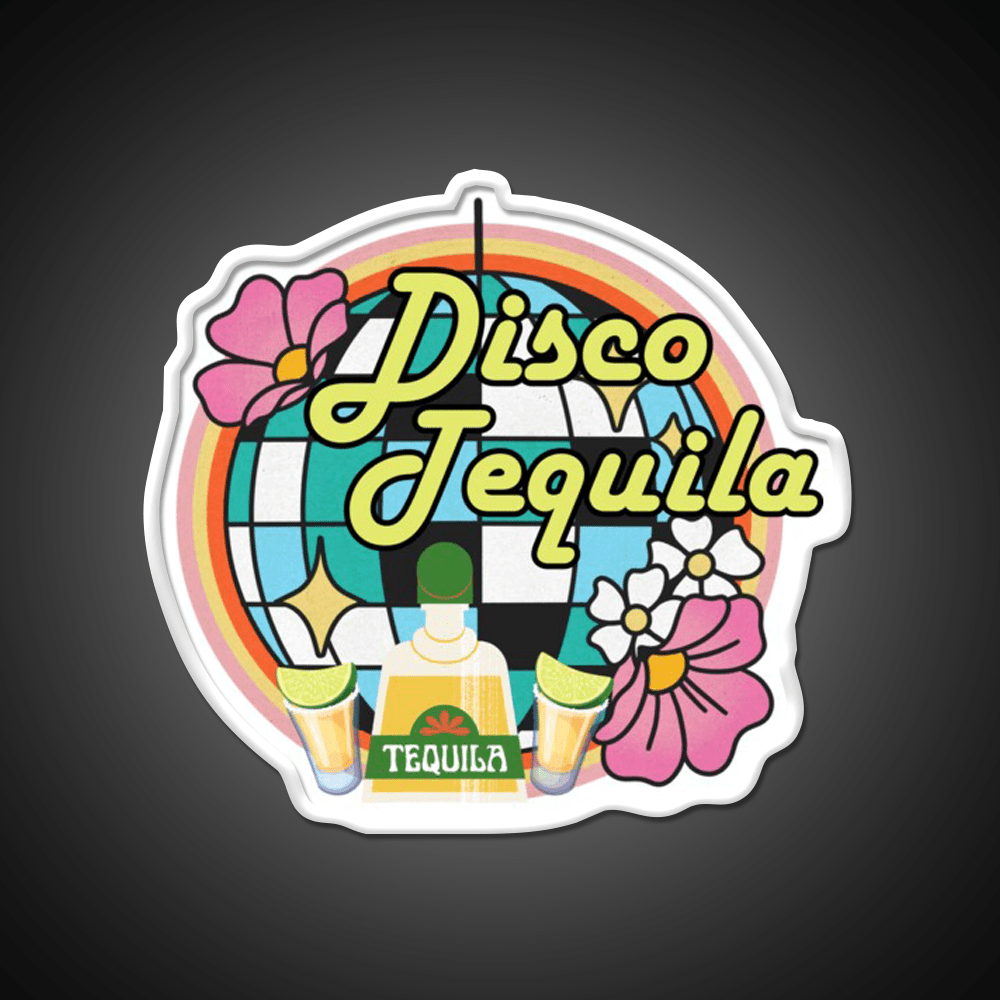 Disco Tequila Party Drink Tequila Led Neon Sign Rgb Color - Shineneon