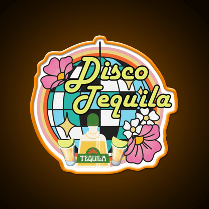 Disco Tequila Party Drink Tequila Led Neon Sign Rgb Color - Shineneon