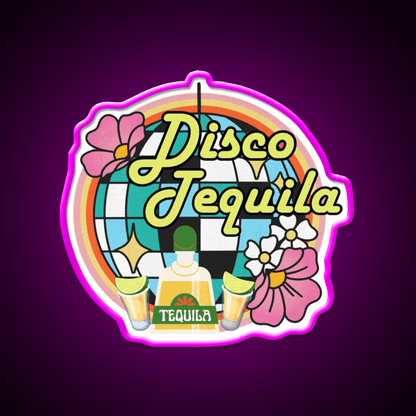 Disco Tequila Party Drink Tequila Led Neon Sign Rgb Color - Shineneon