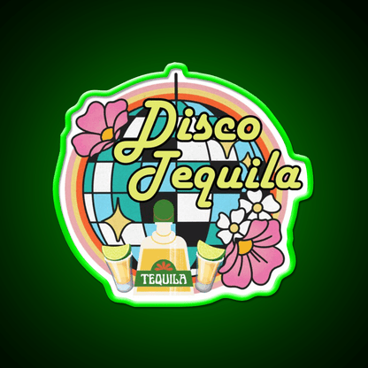 Disco Tequila Party Drink Tequila Led Neon Sign Rgb Color - Shineneon
