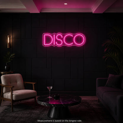 Disco Text LED Neon Sign - Shineneon