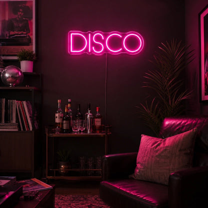 Disco Text LED Neon Sign - Shineneon
