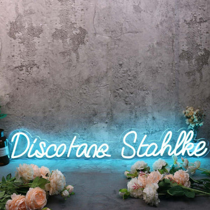 Discoteca Stahlke Blue Led Neon Sign - Shineneon