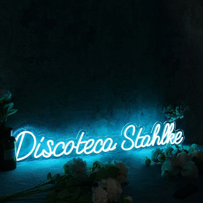 Discoteca Stahlke Blue Led Neon Sign - Shineneon