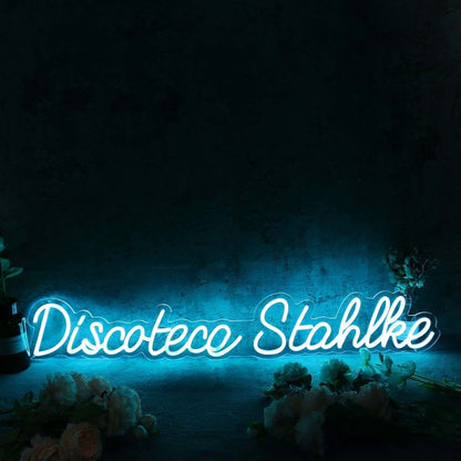 Discoteca Stahlke Blue Led Neon Sign - Shineneon