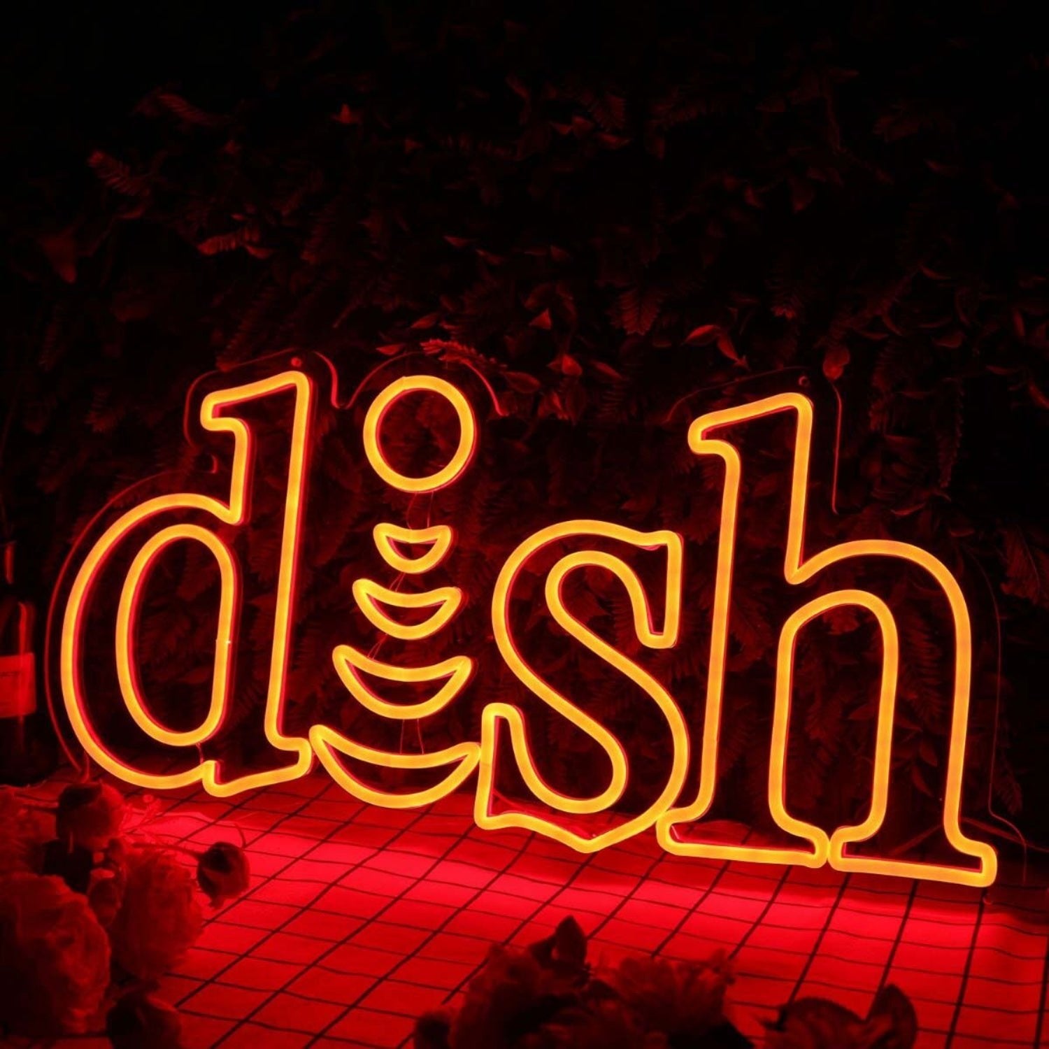 Dish Orange Custom Led Neon Sign - Shineneon
