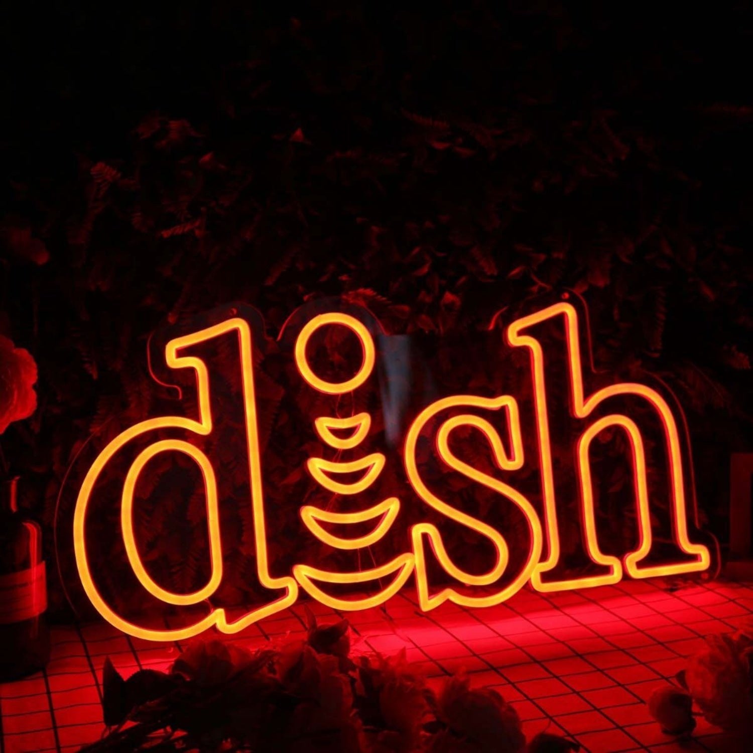 Dish Orange Custom Led Neon Sign - Shineneon