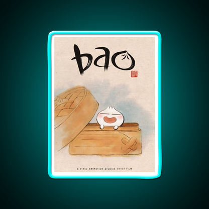 Disney Pixar Bao Short Film Led Neon Sign Chinese Food Rgb Color