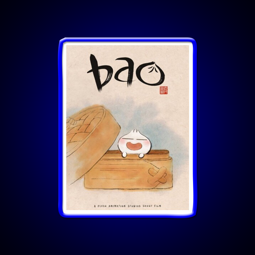 Disney Pixar Bao Short Film Led Neon Sign Chinese Food Rgb Color