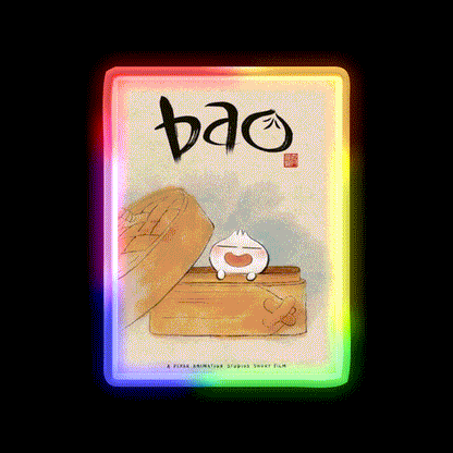 Disney Pixar Bao Short Film Led Neon Sign Chinese Food Rgb Color