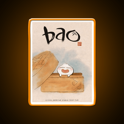 Disney Pixar Bao Short Film Led Neon Sign Chinese Food Rgb Color - Shineneon
