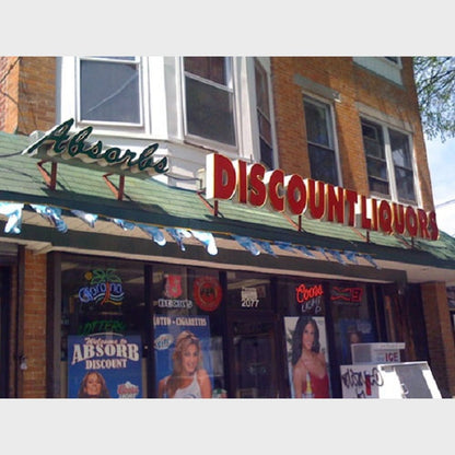 Disount Liquors 3D Frontlit Channel Letters Led Light Sign - Shineneon
