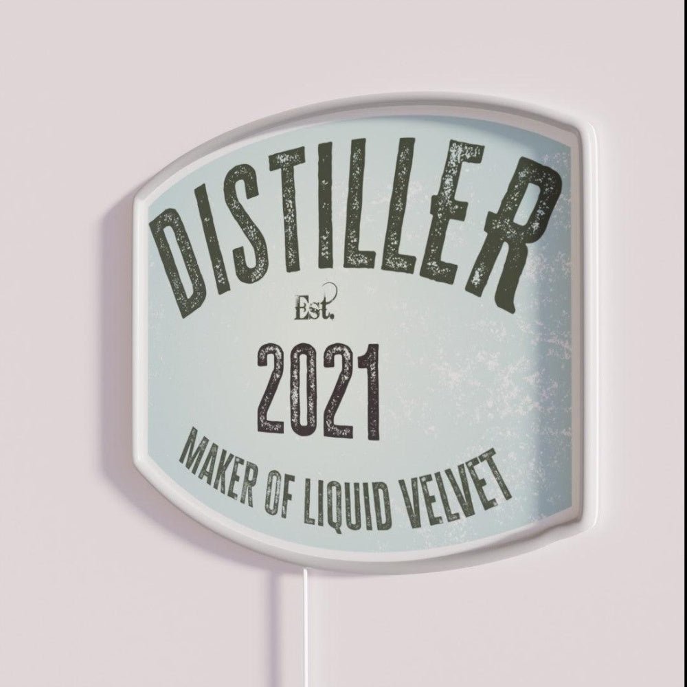 Distiller Maker Of Liquid Velvet 2021 Rgb Led Neon Sign - Shineneon