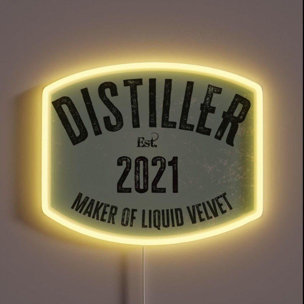 Distiller Maker Of Liquid Velvet 2021 Rgb Led Neon Sign - Shineneon