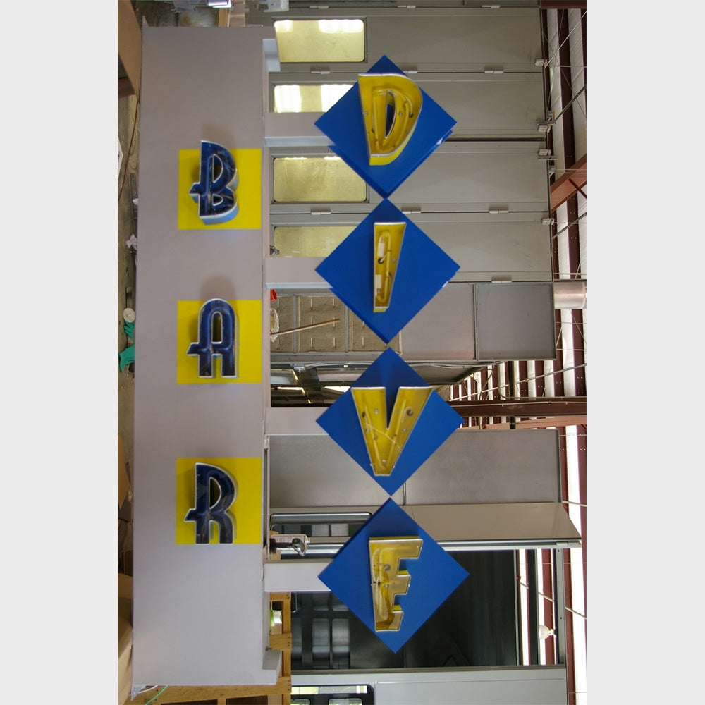 Dive Bar 3D Frontlit Channel Letters Led Light Sign