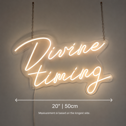 Divine Evening Wall Decor LED Neon Sign - 04 Size Image