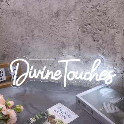 Divine Touches White Led Neon Sign - Shineneon