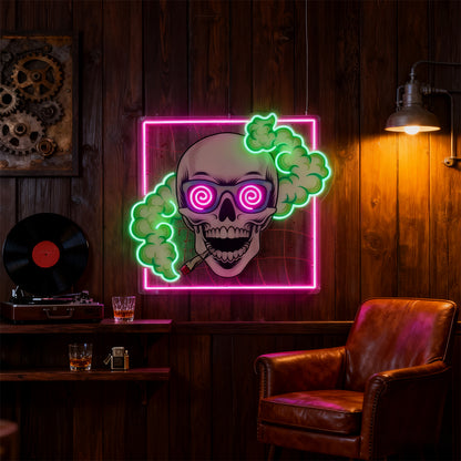 Urban Nightlife Weed Leaf Pop Led Neon Sign Wall Art for Business Shop
