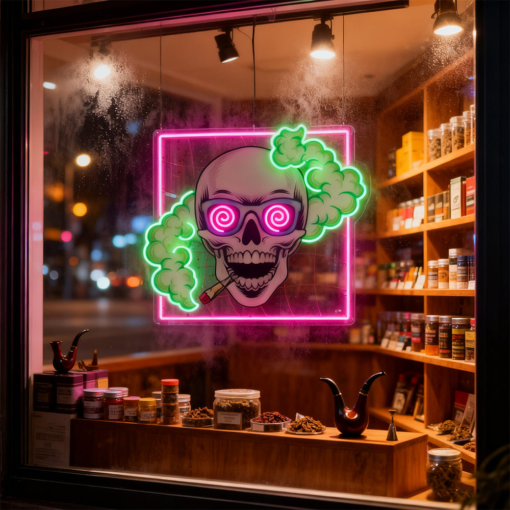 Urban Nightlife Weed Leaf Pop Led Neon Sign Wall Art for Business Shop