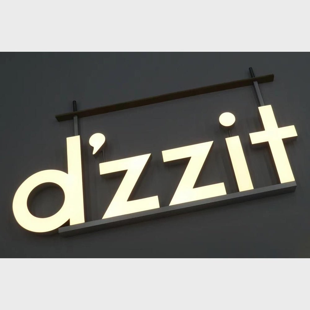 Dizzit 3D Frontlit Channel Letters Led Light Sign - Shineneon