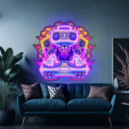 Dj Electro Music Led Neon Sign Light Custom Led Signs - Shineneon