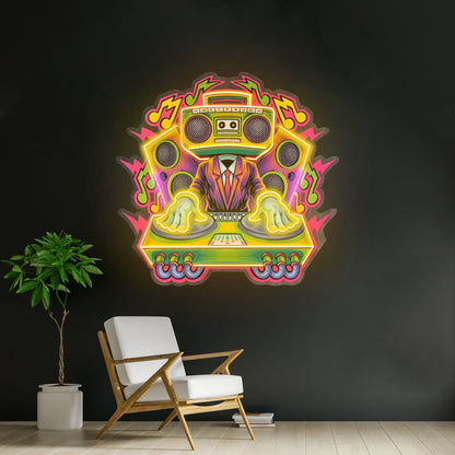 Dj Electro Music Led Neon Sign Light Custom Led Signs - Shineneon