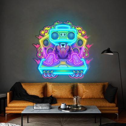 Dj Electro Music Led Neon Sign Light Custom Led Signs
