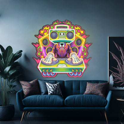 Dj Electro Music Led Neon Sign Light Custom Led Signs
