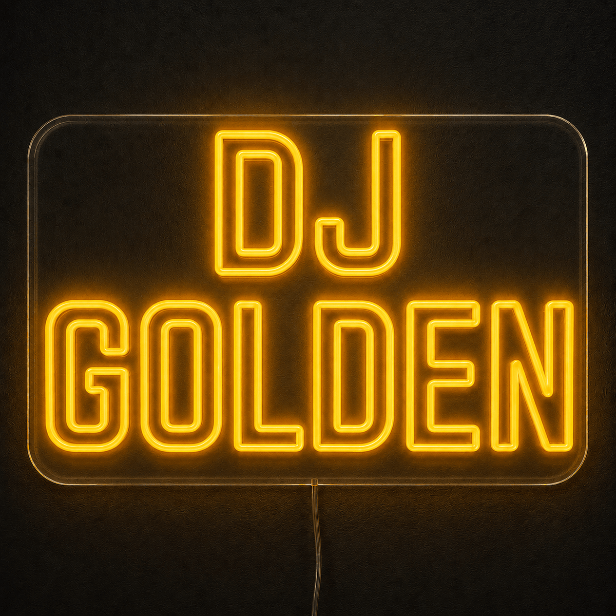 DJ GOLDEN Custom LED Neon Sign - Shineneon