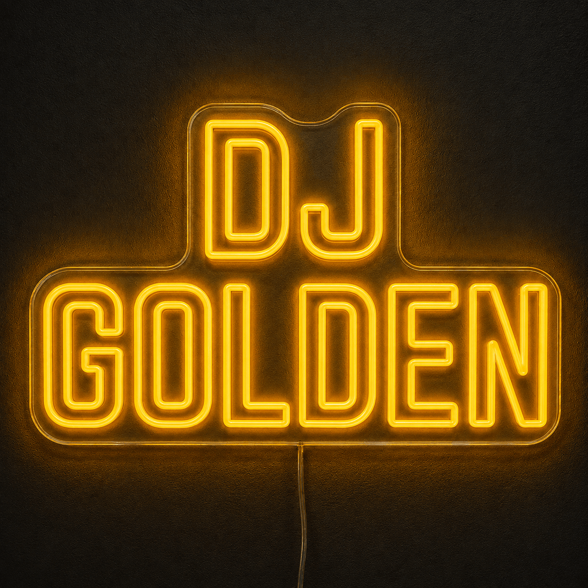 DJ GOLDEN Custom LED Neon Sign - Shineneon