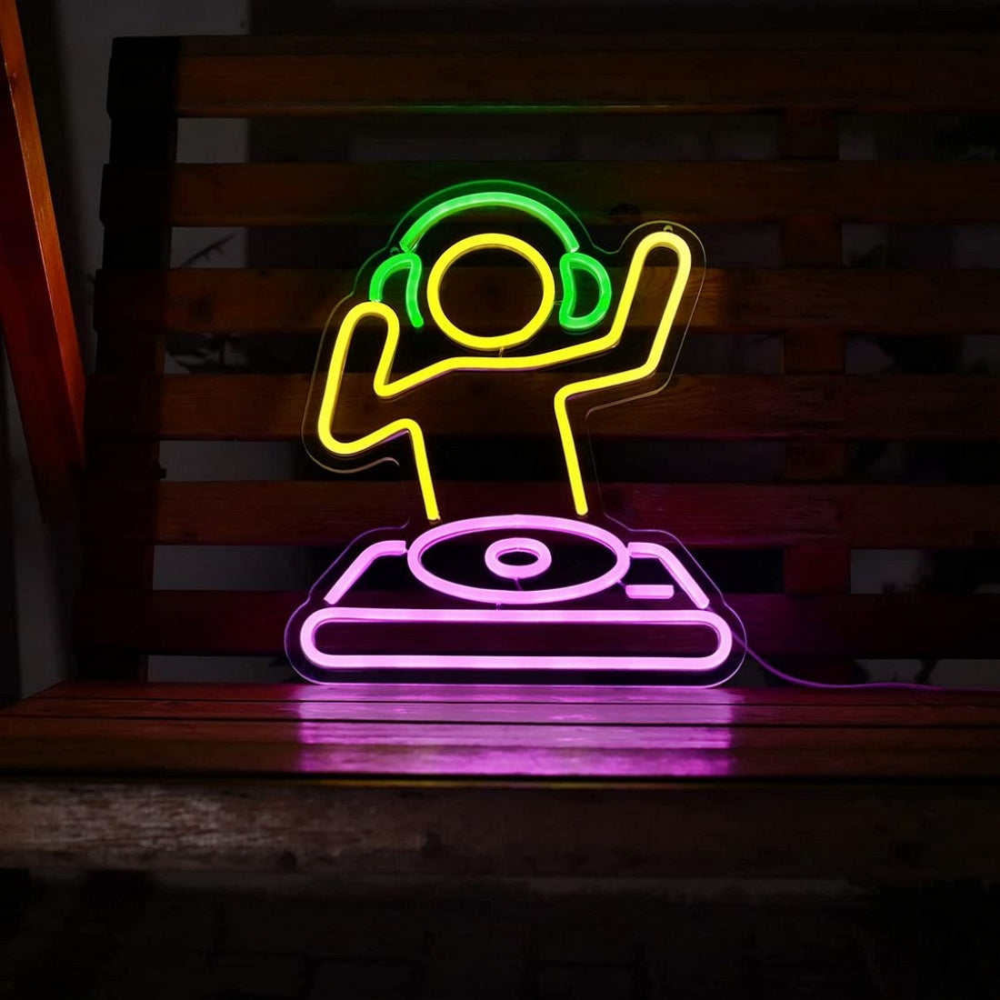 Dj Player Led Sign Business Neon Sign