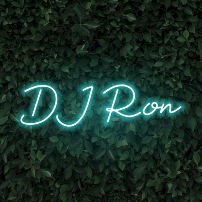 Dj Ron Bright Green Custom Led Neon Sign For Nightclub Bar Party Decor | Shineneon