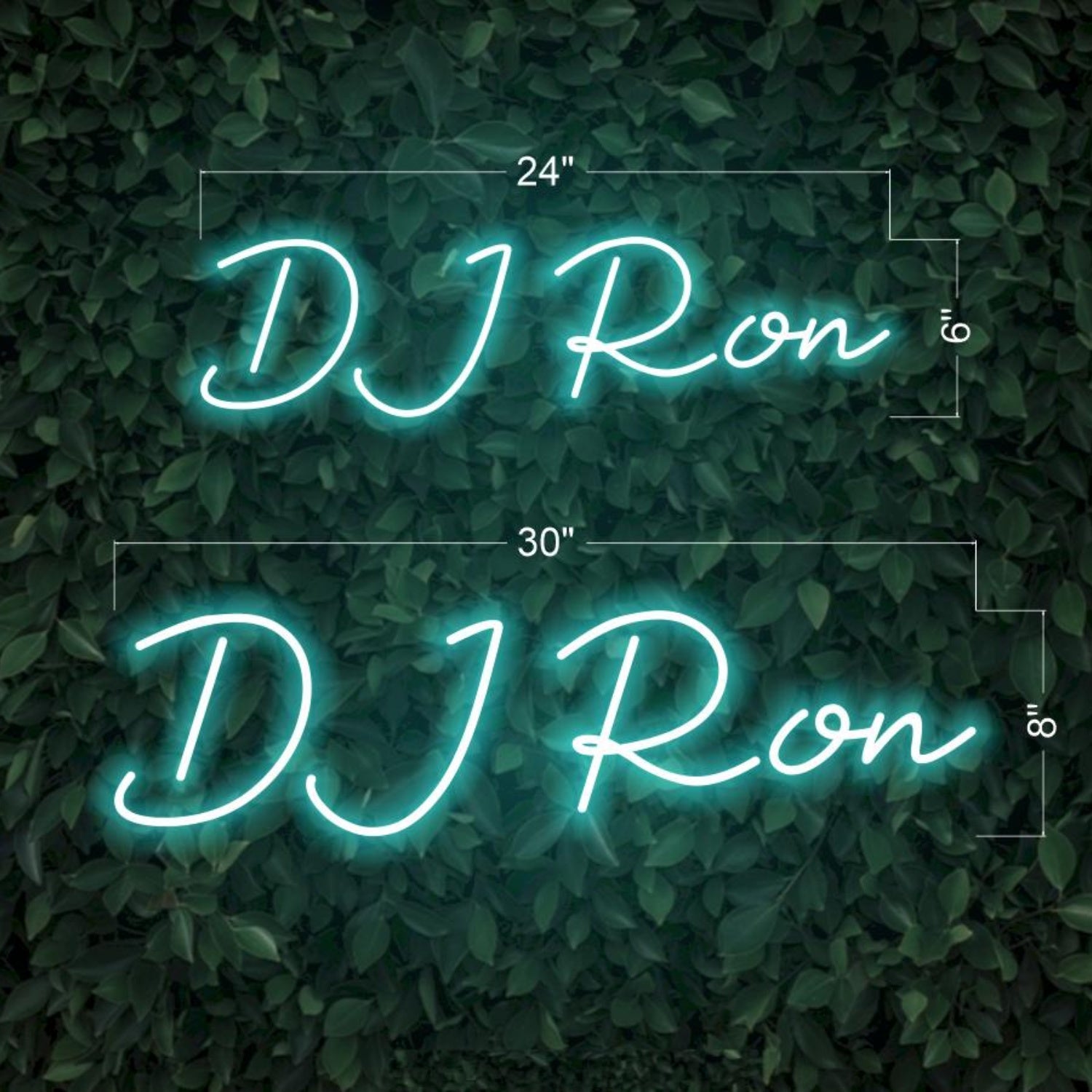 Dj Ron Bright Green Custom Led Neon Sign For Nightclub Bar Party Decor | Shineneon