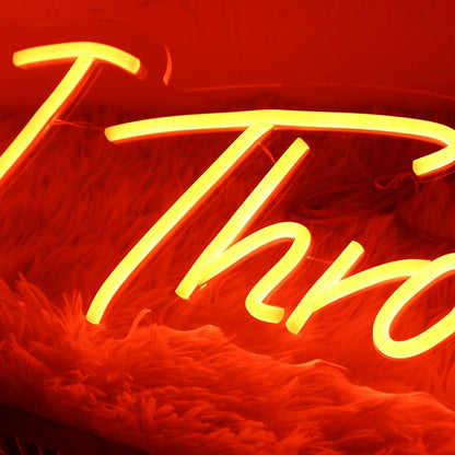 Dj Throw Down Red Led Neon Sign - Shineneon