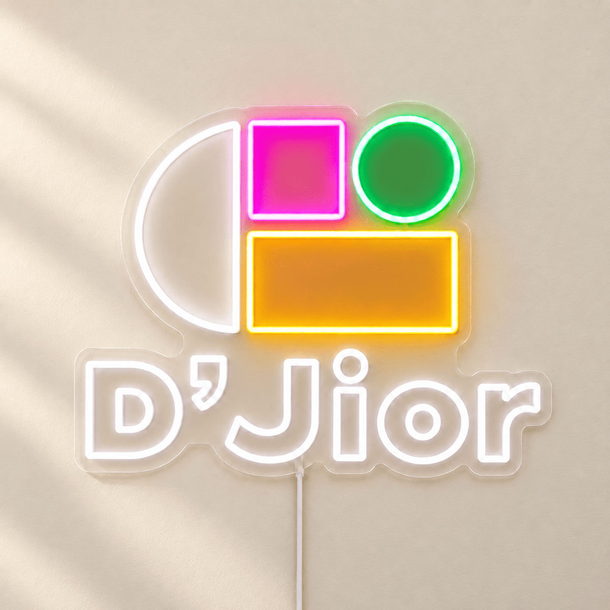 D'Jior Logo Custom LED Neon Sign - Shineneon