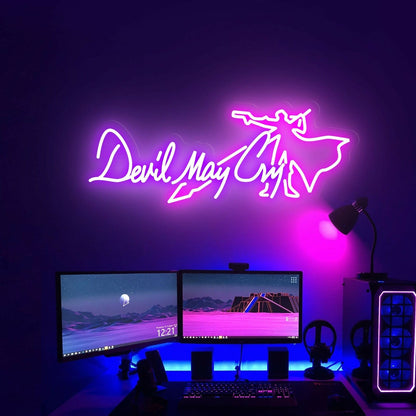 Dmc Led Neon Sign Devil May Cry Size And Colneon Lights - Shineneon